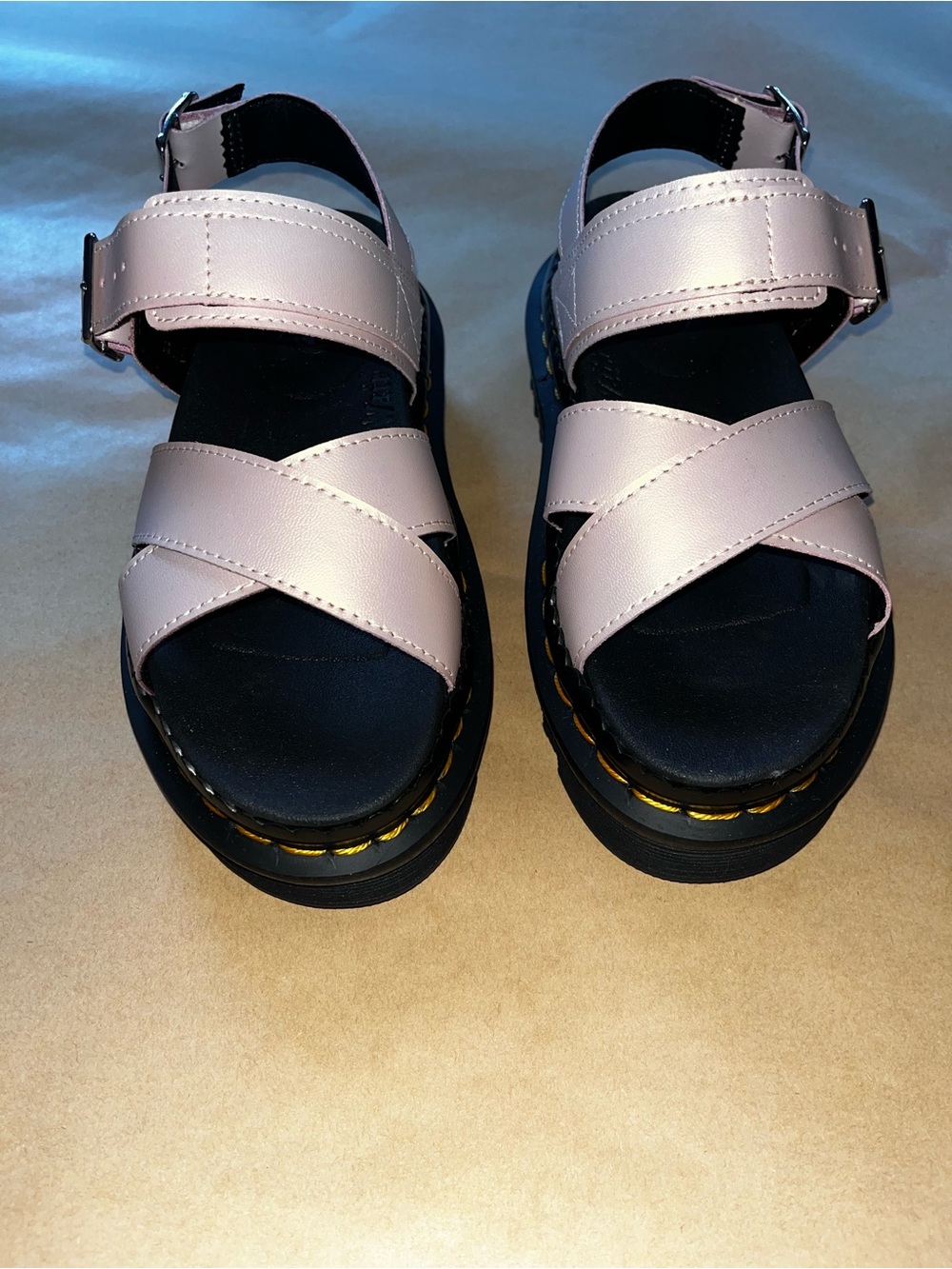 NEW Dr. Martens Pink Holographic Sandals - Picture 5 of 9